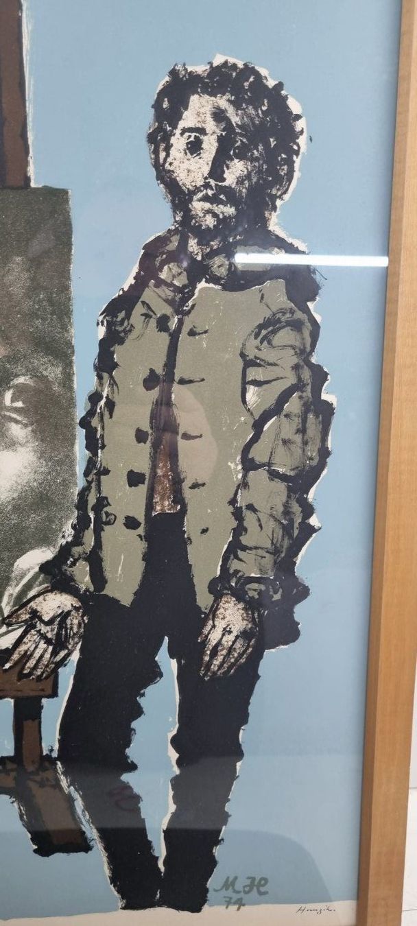 Grafiken & Lithographien: Lithographie von Max Hunziker 1974 – Gebraucht aus Flums von Flumsantik 1