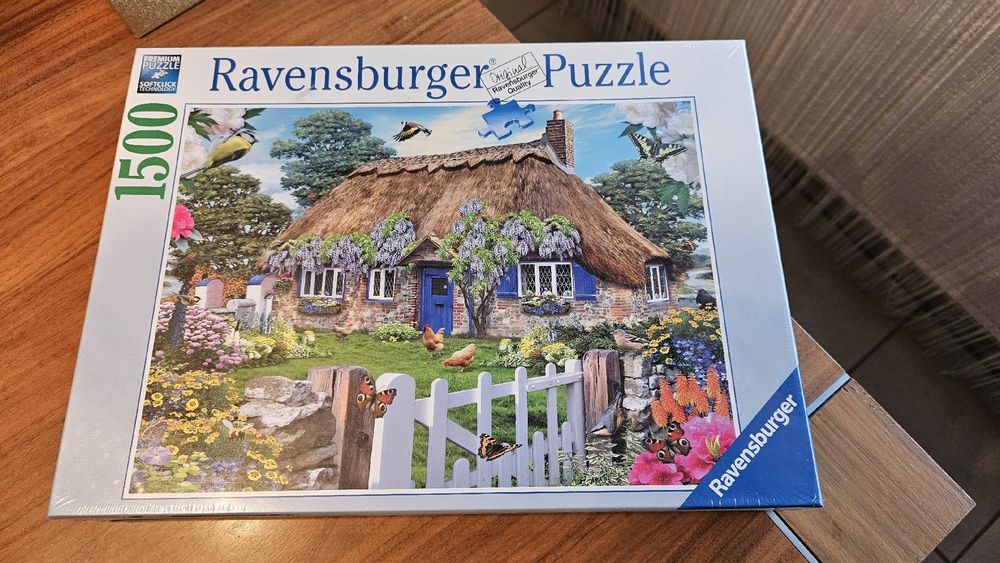 Ravensburger Puzzle 1500 Teile - Cottage Garten Vögel (Neu und ...