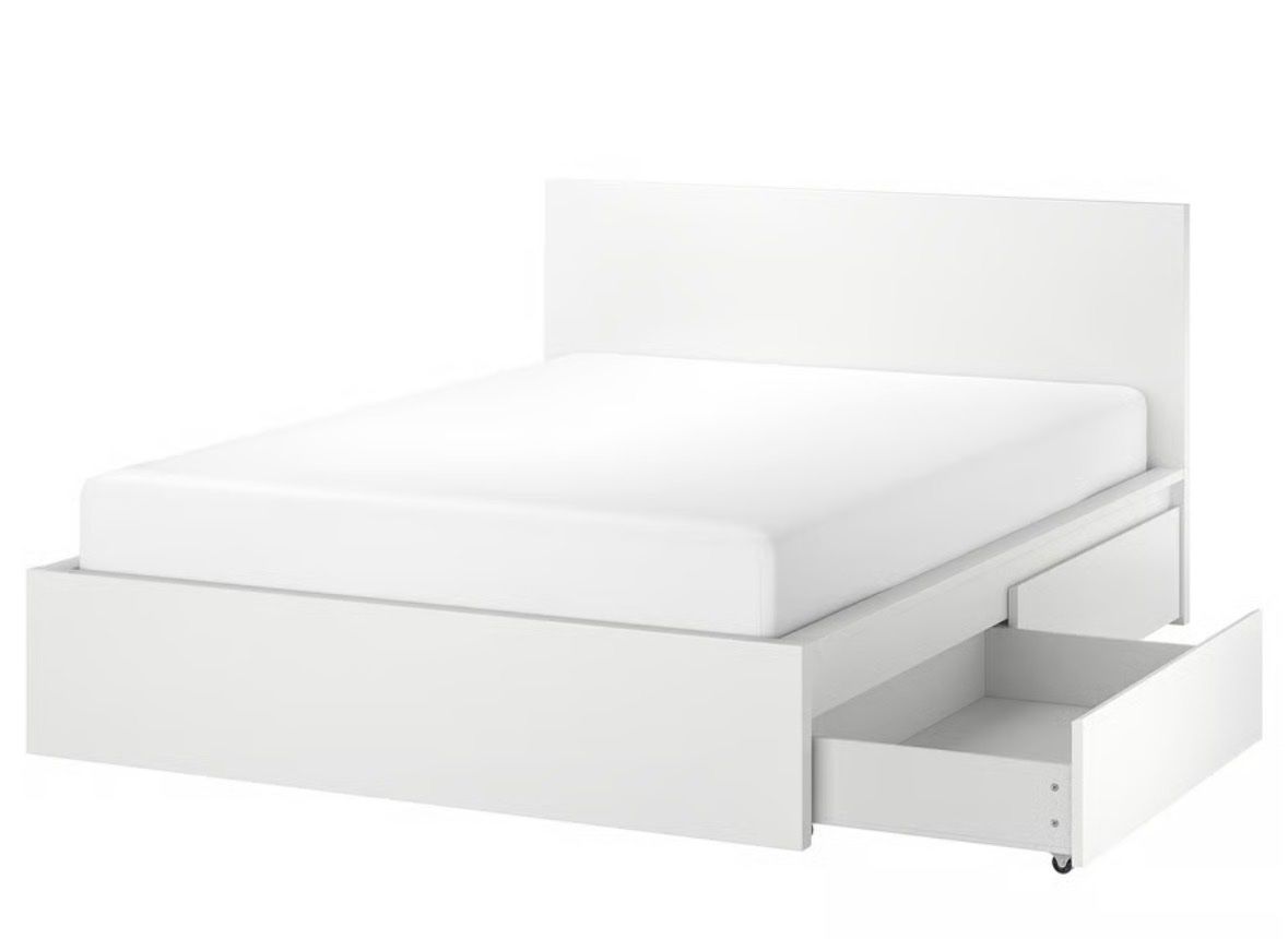 Ikea Letti: Bett inklusive Lattenrost und Schubladen – Usato da Winterthur venduto da NadineF11