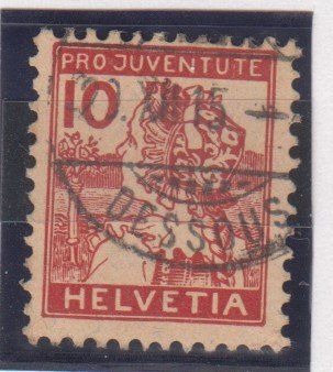 Alle Briefmarken: Pro Juventute 3 oblitéré – Gebraucht aus Boécourt von Denteles66