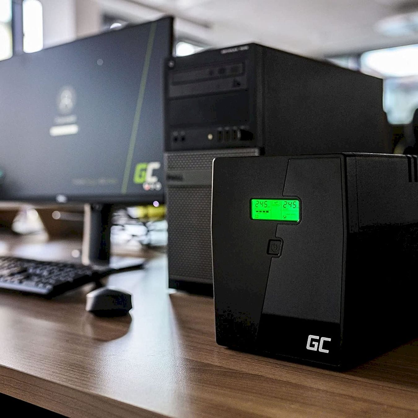 Alimentation électrique: Green Cell UPS/USV 600VA Stromversorgung – Neuf avec emballage d'origine à Bottighofen par zaap 2