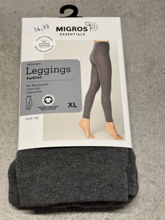 Leggings Migros Essentials Femme XL coton neuf