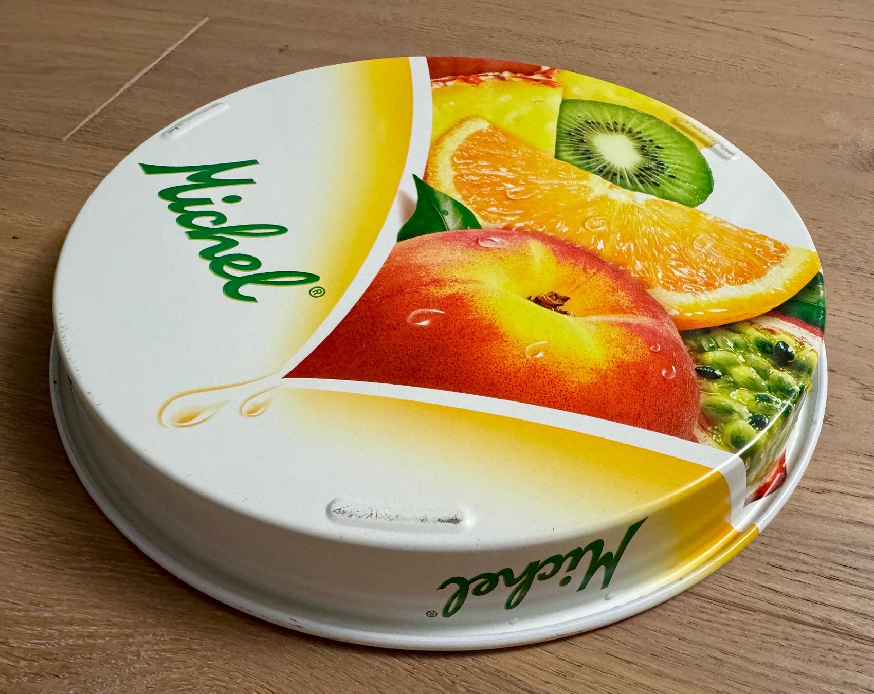 Plateaux: Serviertablett Werbung MICHEL Fruchtsaft – D'occasion à Rothrist par Luckywinner 3