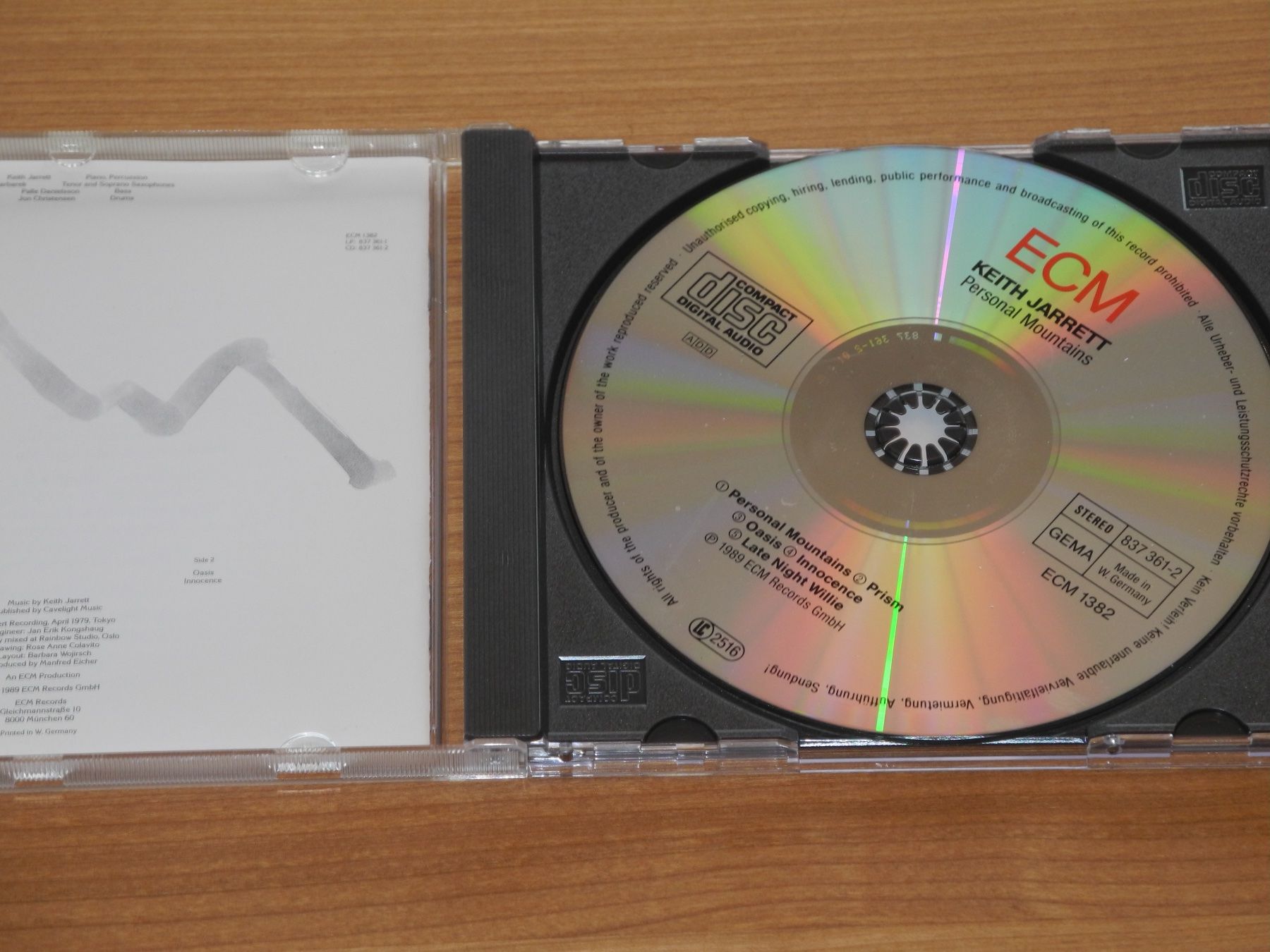 CDs: KEITH JARRETT / GARBAREK: PERSONAL MOUNTAINS - ECM – Neu (gemäss Beschreibung) aus Fahrwangen von Swirl2 1