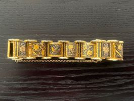 Armband Toledo-Damaszierung 24 Karat Gold Einlage