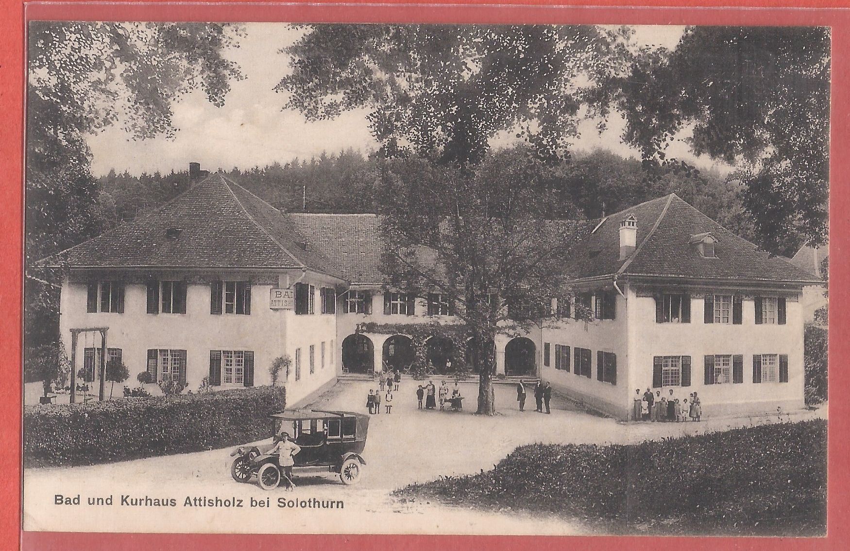 Ansichtskarten: Bad Attisholz mit Oldtimer - 1924 – Gebraucht aus Fislisbach von Porano