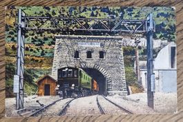 Berner Alpenbahn, Kandersteg Lötschbergtunnel, Nordeingang