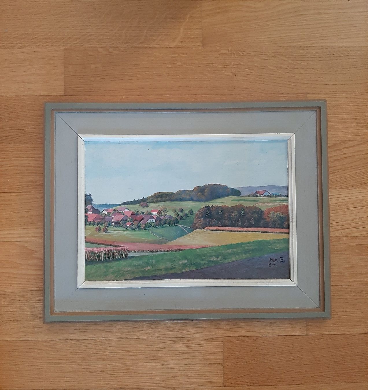 Dipinti: Buecheggberg Seeland-schaft Solothurn  30 x 40 – Usato da Solothurn venduto da mmu_d7cb 4