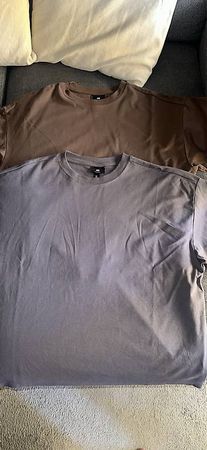 2 t-shirt homme oversized neufs 