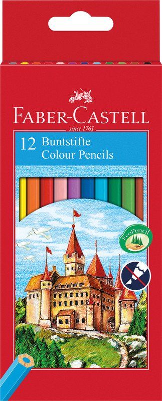 Faber-Castell Matite, matite colorate & gessi: FABER-CASTELL Farbstifte Classic 12er – Nuovo e nell'imballaggio originale da Oensingen venduto da Liquidations-Shop