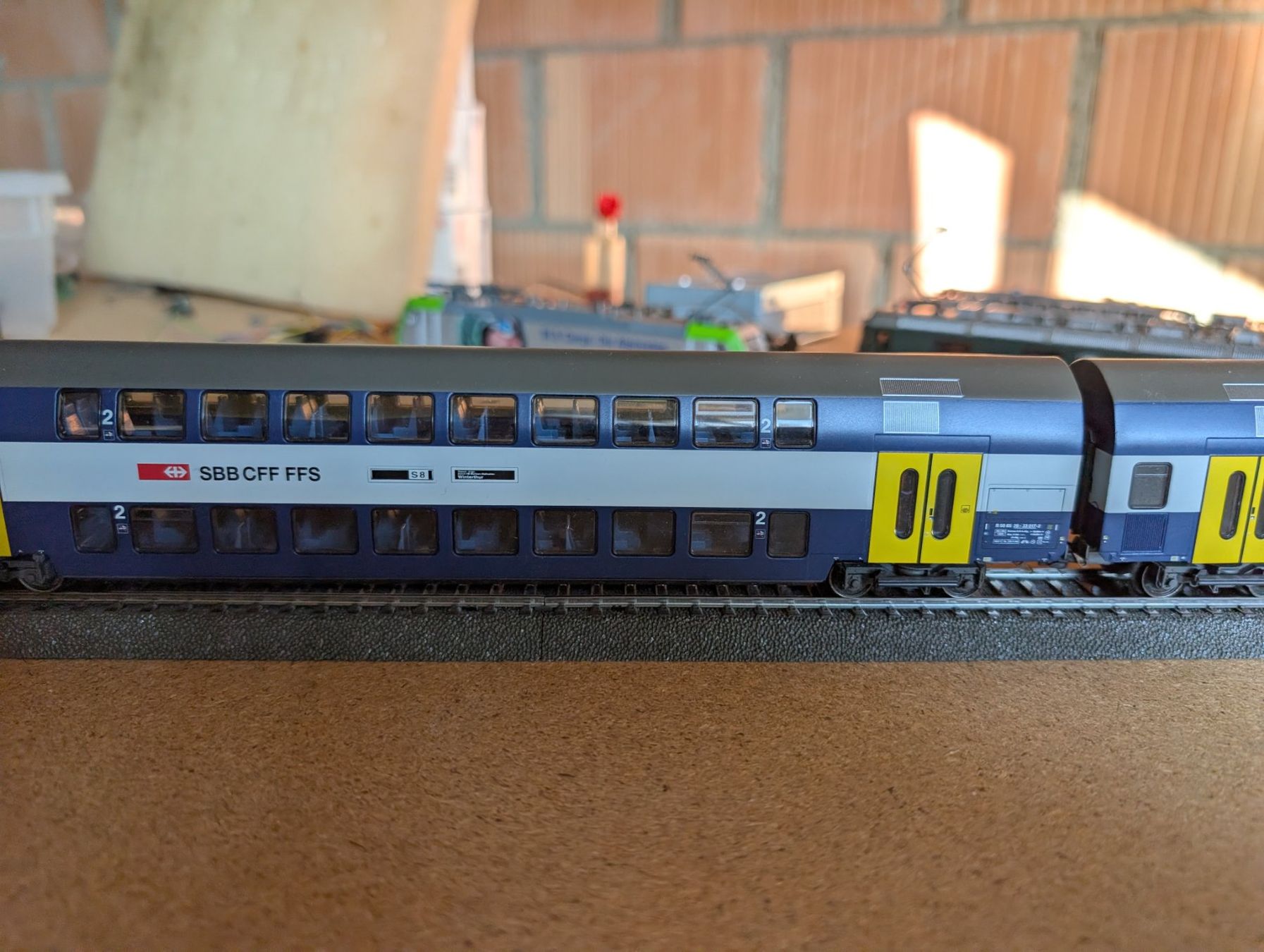 Märklin Modellini di ferrovie: Märklin 28505 SBB Doppelstockwagen – Usato da Steffisburg venduto da Narzisse 3