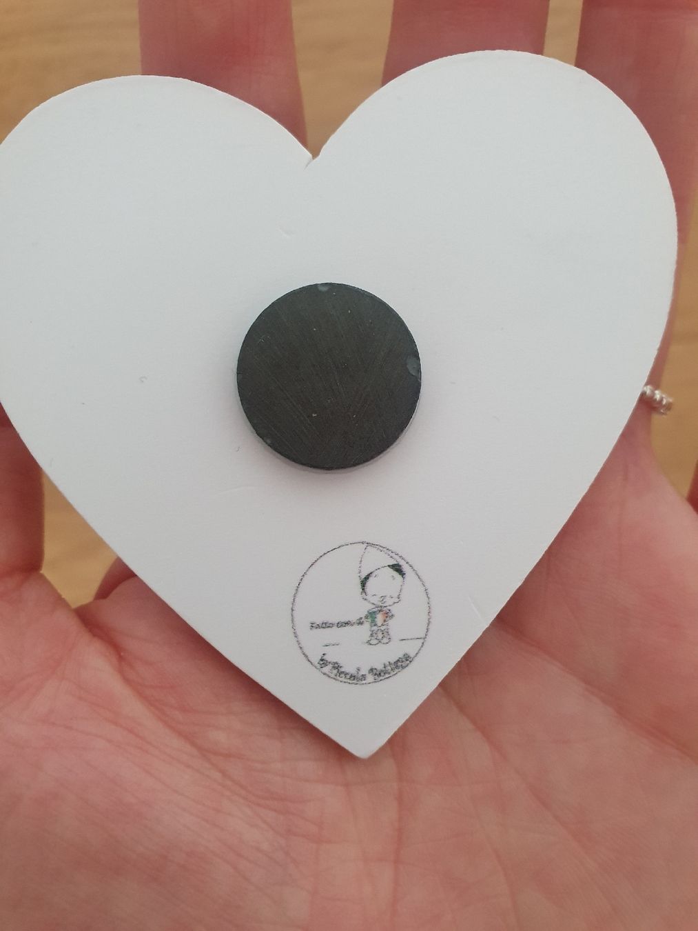 Calamite: Magnet "L'Assistente Sociale" Herzförmig – Nuovo (secondo la descrizione) da Moosseedorf venduto da Sonnenschein.. 2