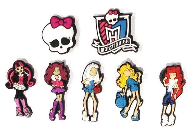 Tutte le decorazioni: Monster High: 7 shoecharms jibbitz – Nuovo e nell'imballaggio originale da Lutry venduto da kylab7