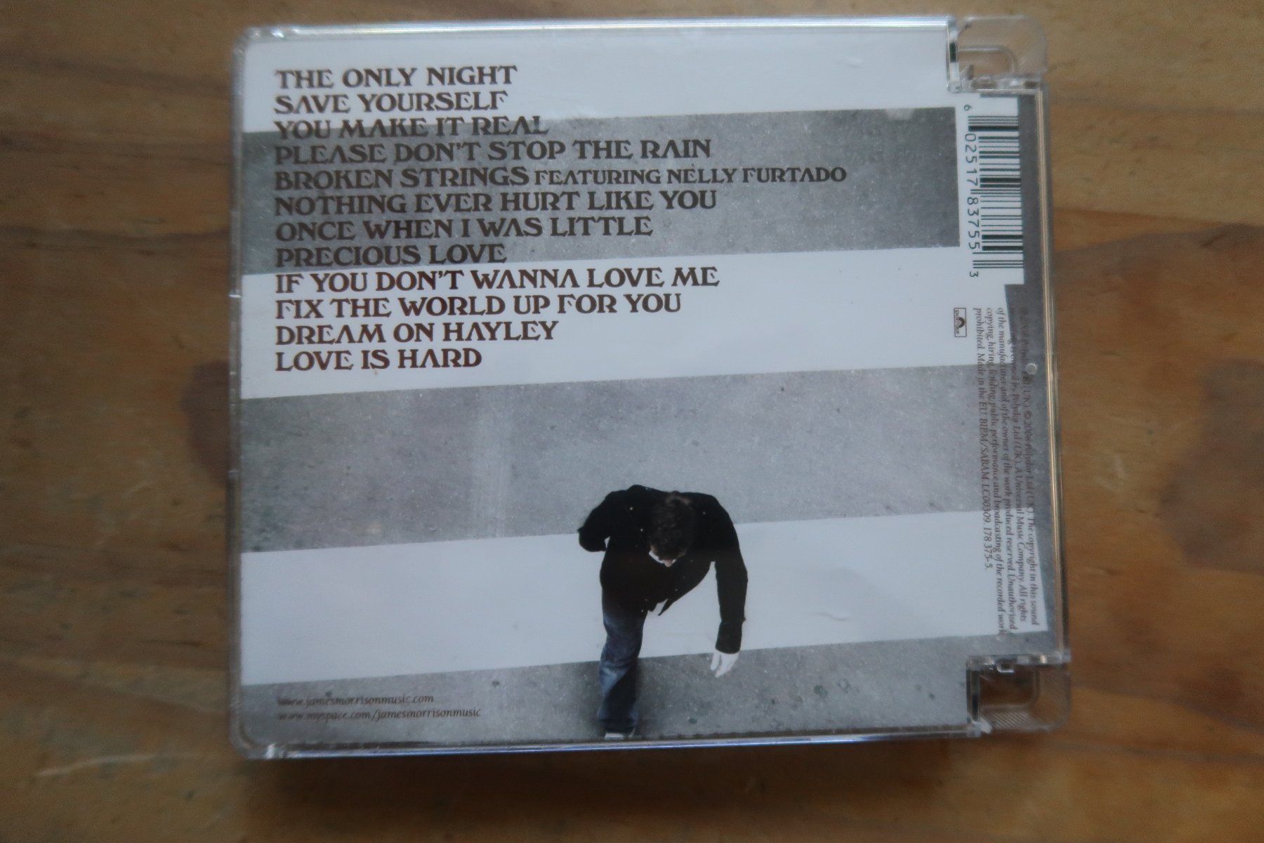 CD: JAMES MORRISON - SONGS FOR YOU - mit AUTOGRAM - CD – Usato da Basel venduto da Patiscat 2