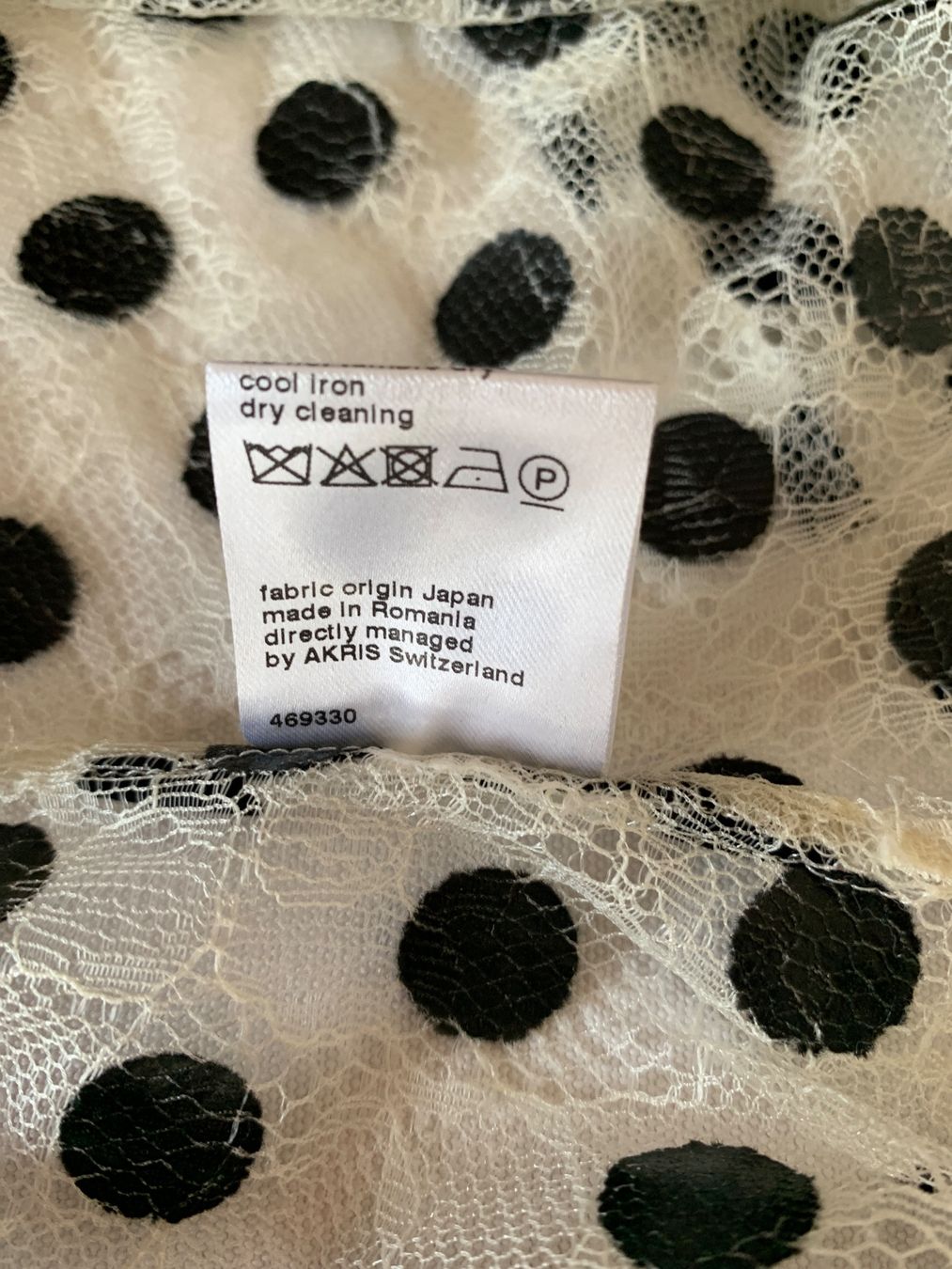 Akris Blusen: AKRIS: Exklusive transparente Bluse mit Spitzen, 36 – Neu (gemäss Beschreibung) aus Luzern von designluzern 7