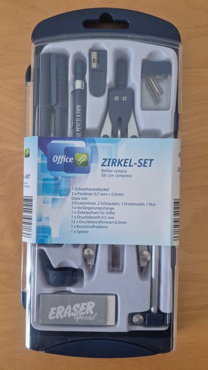 Neues Zirkel-Set von Office - nie gebraucht, komplett! (Neu und ...