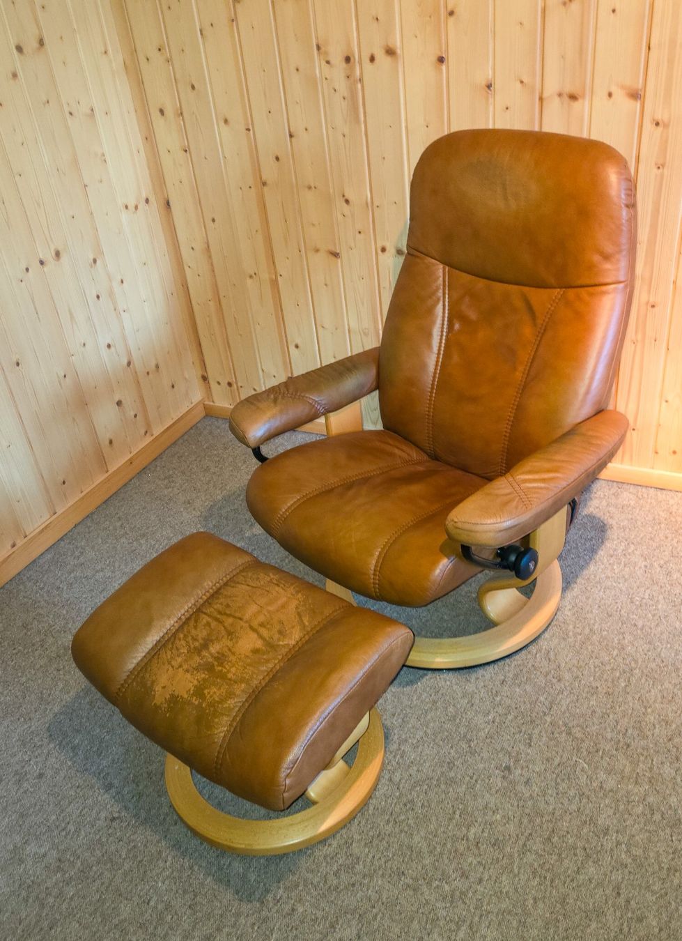 Stressless Fauteuils: Stressless-Stuhl mit Hocker – D'occasion à Berneck par 2vulkan55 4