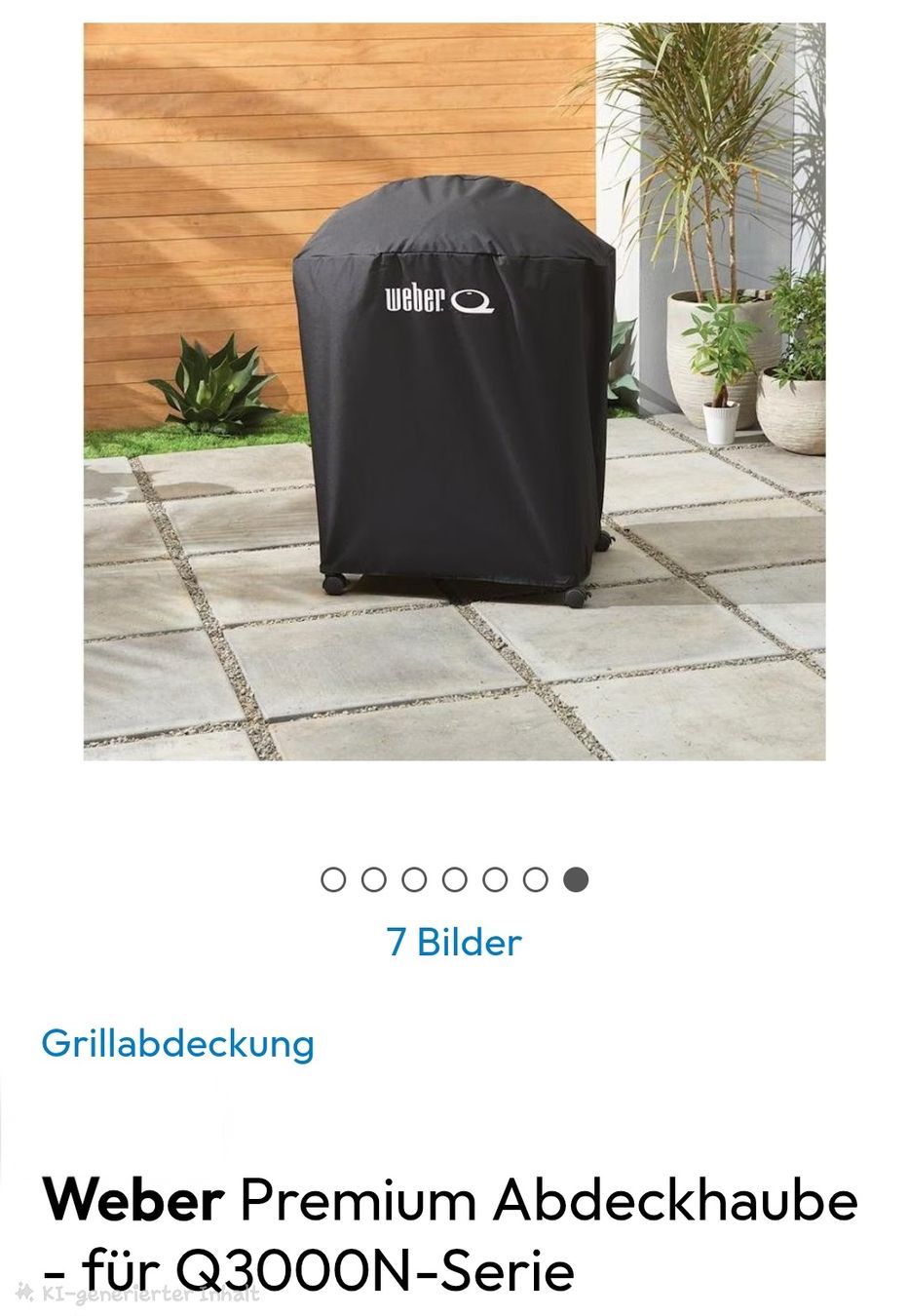 Weber Griglie: Grillabdeckung  – Nuovo e nell'imballaggio originale da Greifensee venduto da san_9yzn 1