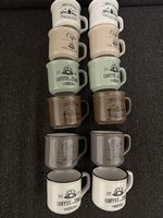 12 Stück Vintage Style Kaffetassen