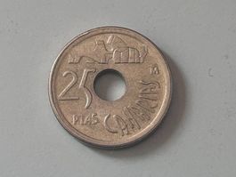 25 Pesetas spagnola 1994
