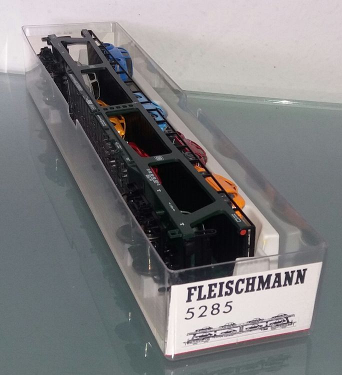5254 F FLEISCHMANN Ho Wagon Plat A Essieux A Guerite Sncf EUR 30,00