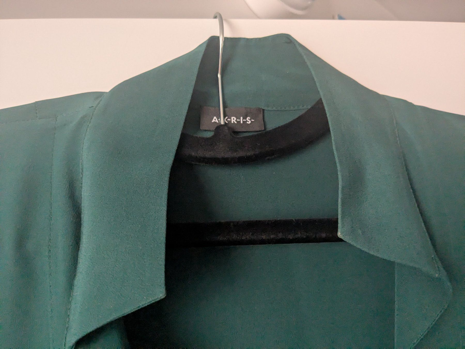 Akris Blusen: Akris Seidenbluse grün elegant Gr.8US/ 38 CH – Neu (gemäss Beschreibung) aus Zürich von vdenisa1 1