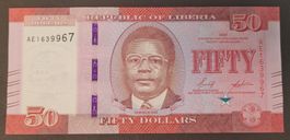 50 DOLLARS / LIBERIA 2022 (BANKFRISCH)