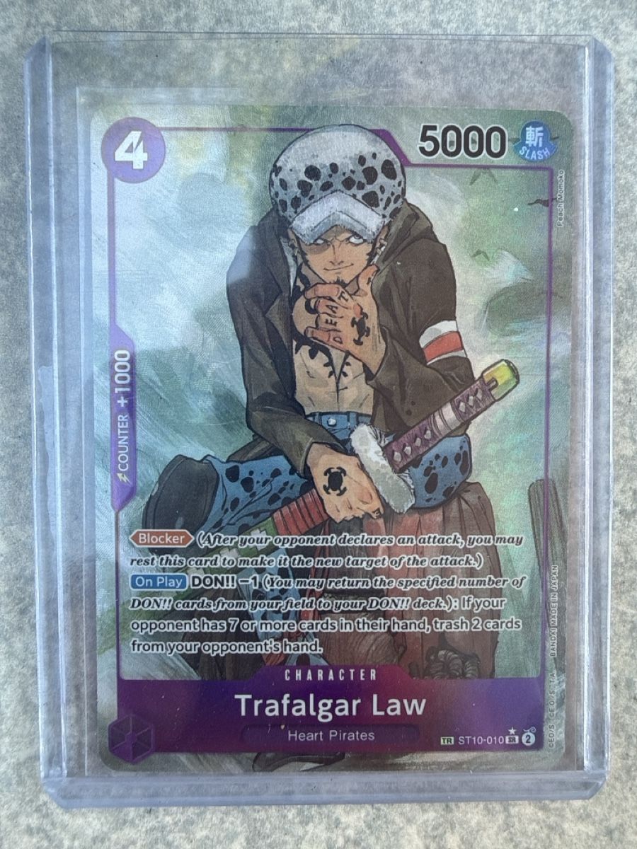 Cartoline: One piece tcg Trafalgar D. Law Treasure Rare – Nuovo (secondo la descrizione) da Winterthur venduto da bol_9cvx