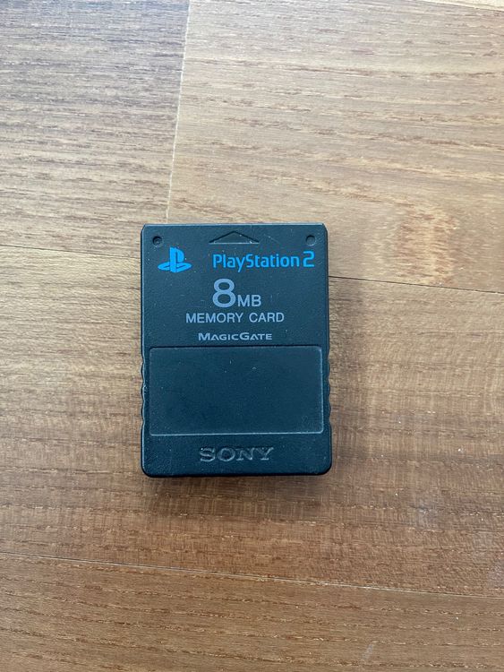 PS2: Originale Memory Card von Sony schwarz 8 MB | Kaufen auf Ricardo