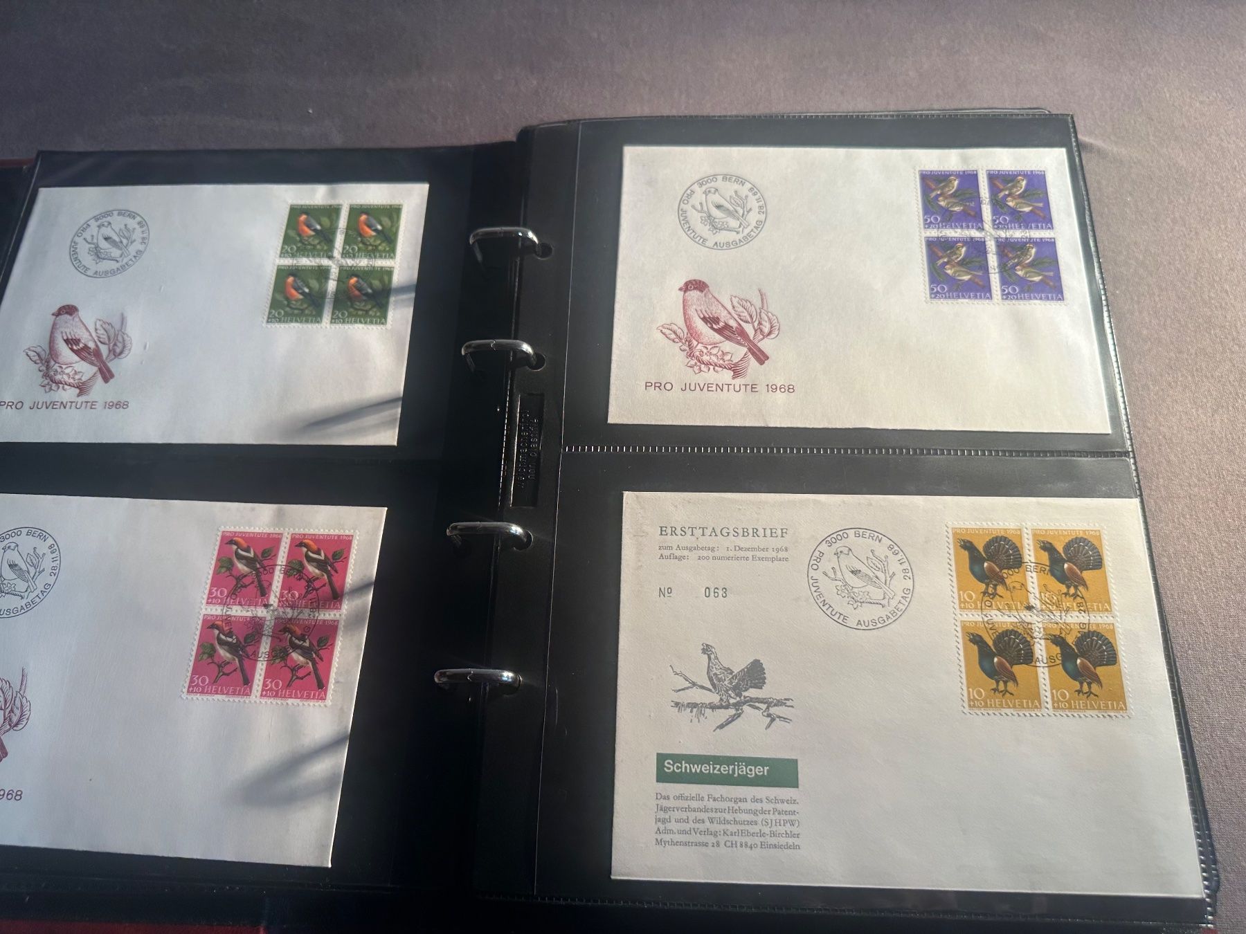 Tutti i francobolli: Sammlung Pro Juventute ab 1965 Briefe, FDC Schweiz – Usato da Stettfurt venduto da 2442 4