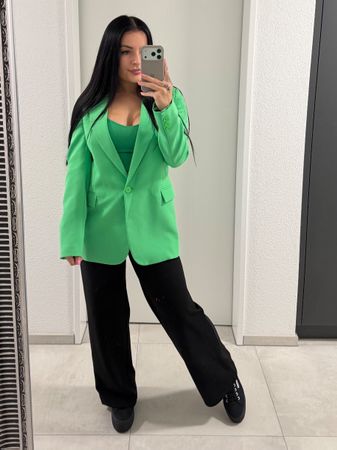 Green Spring Blazer Vicolo - Women's Size M