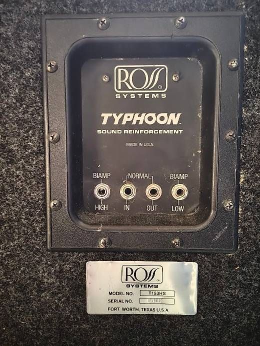 Casse acustiche: Enceinte ROSS Typhoon – Usato da La Chaux-de-Fonds venduto da stonekluk 1