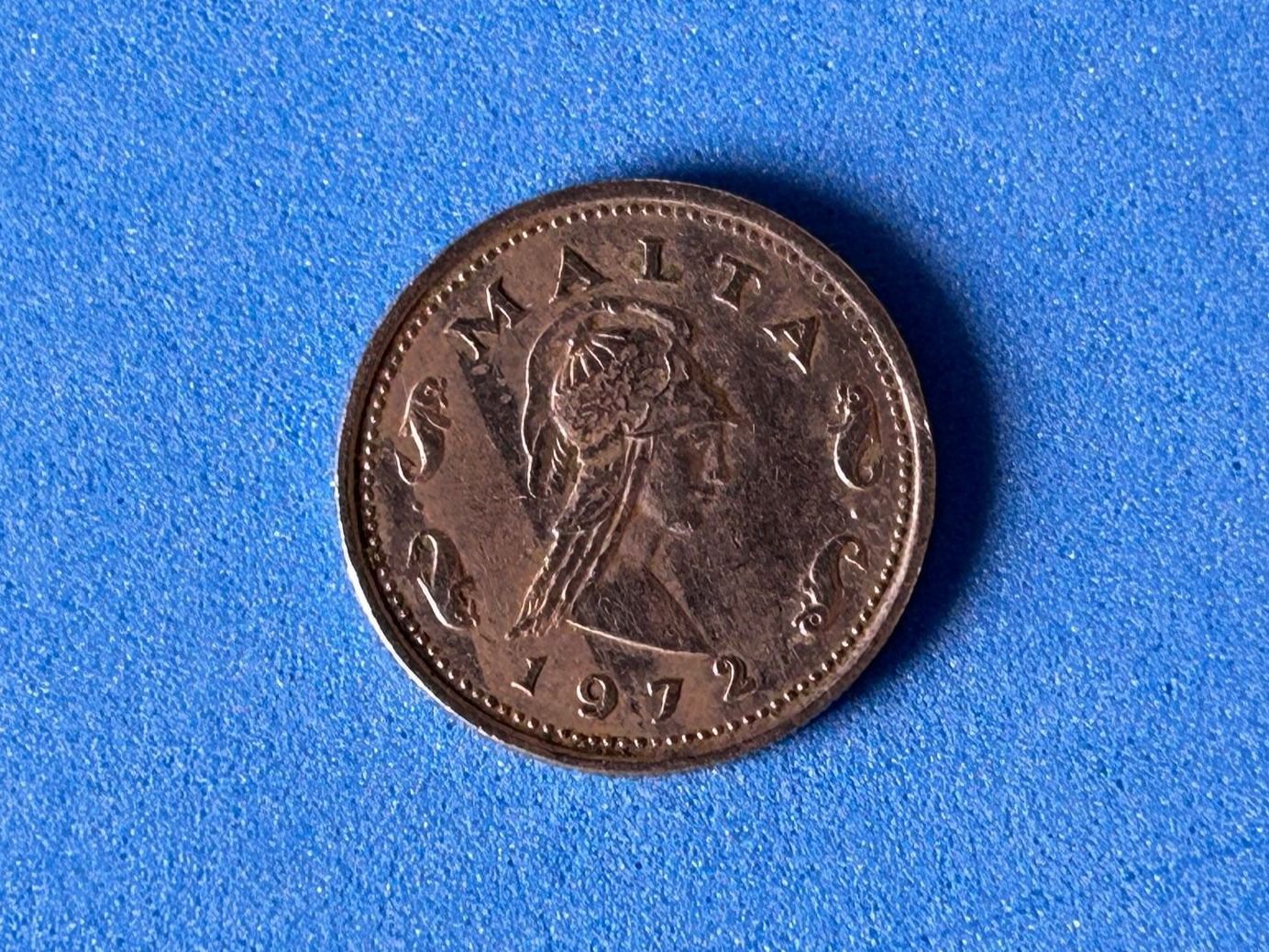 Tutti le monete: Malta - 2 Cents 1972 – Usato da Corcelles NE venduto da AJKader 6
