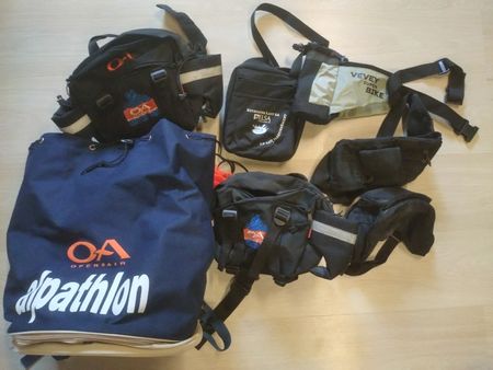 Lot de sacs et sacoches pour le sport et le voyage