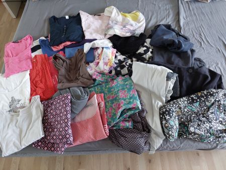 30 TEILIGES MARKENKLEIDER PAKET GR. L