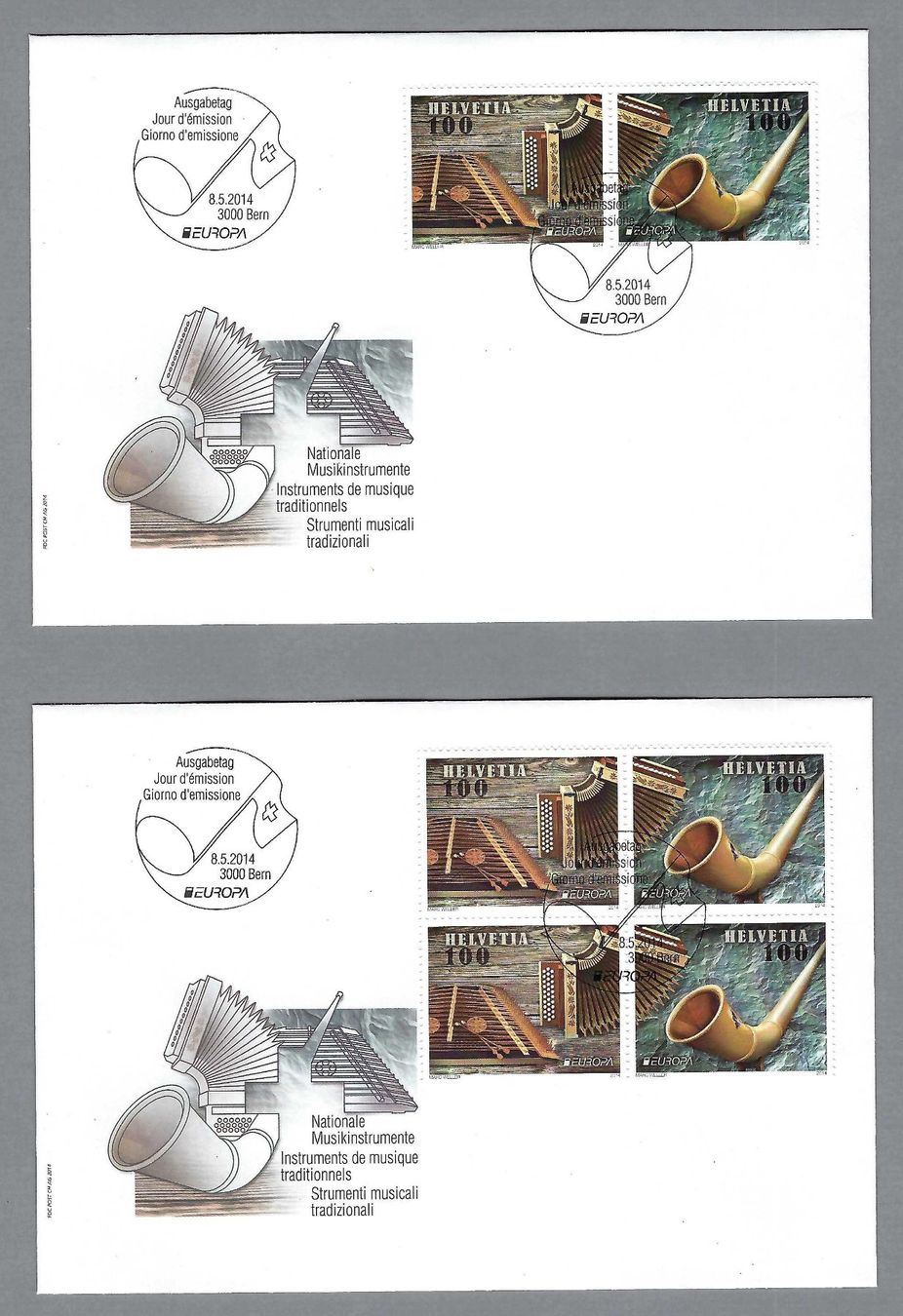 Tutti i francobolli: 2014, , 2 ILLUSTR.  FDC SBK 1509+1510 – Usato da Pura venduto da ulisse1957