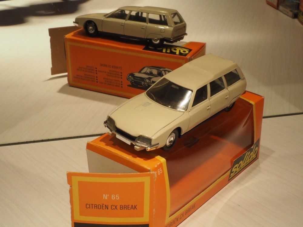 Miniature Solido Citroën CX Break Beige N°65 - échelle 1/43, Très Bon état Avec Boîte