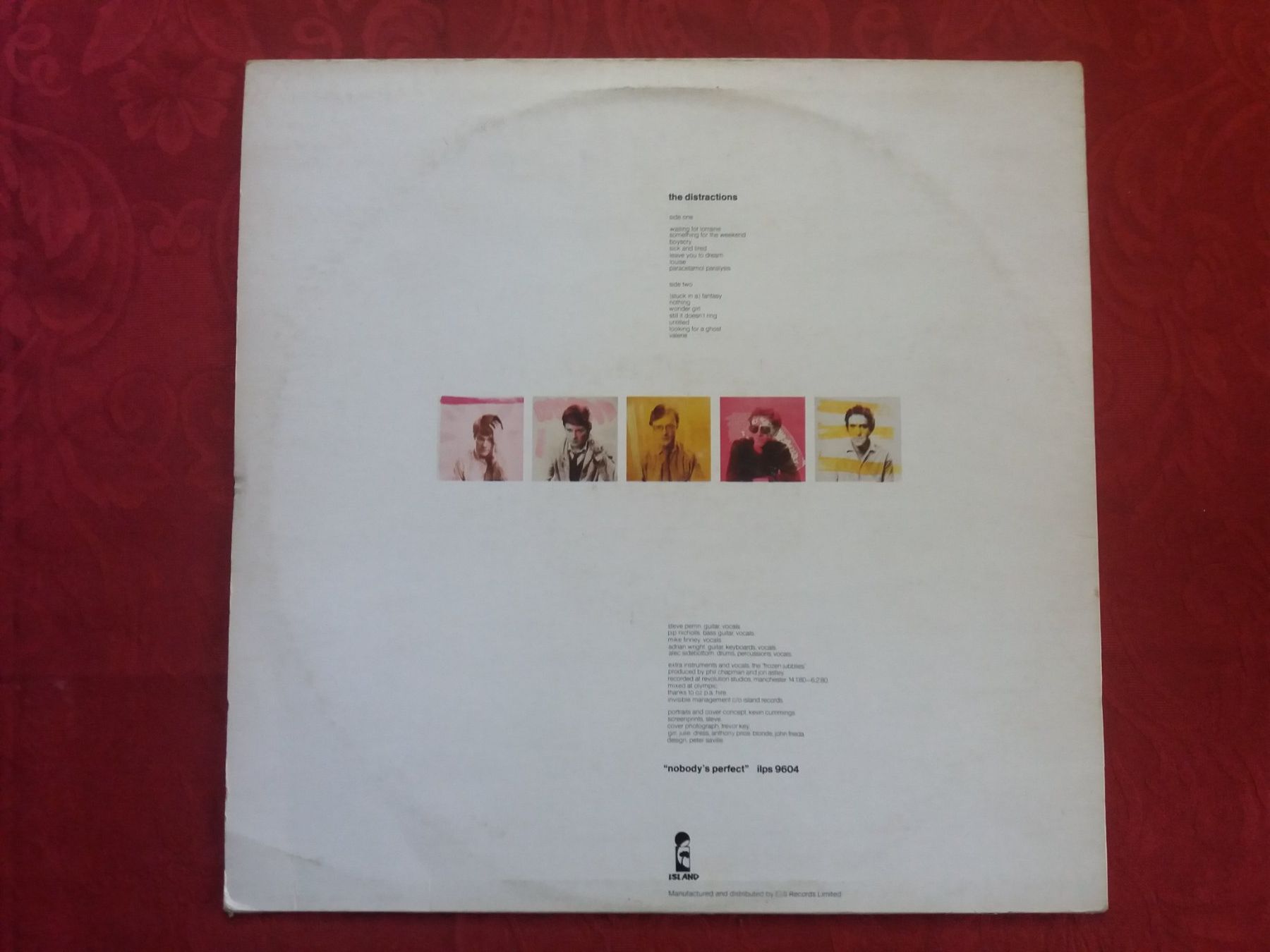 Dischi in vinile: LP (The Distractions) Nobody's Perfect – Usato da Meyrin venduto da toutatis 1