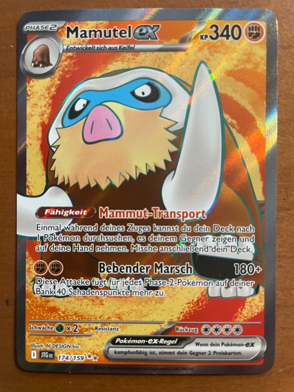 Pokémon Carte collezionabili: Pokemon Mamutel eX (Versand gratis) – Nuovo (secondo la descrizione) da Chur venduto da Angerson