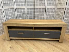 Lowboard ALINA Decor Eiche anthrazit 152 x 51 cm