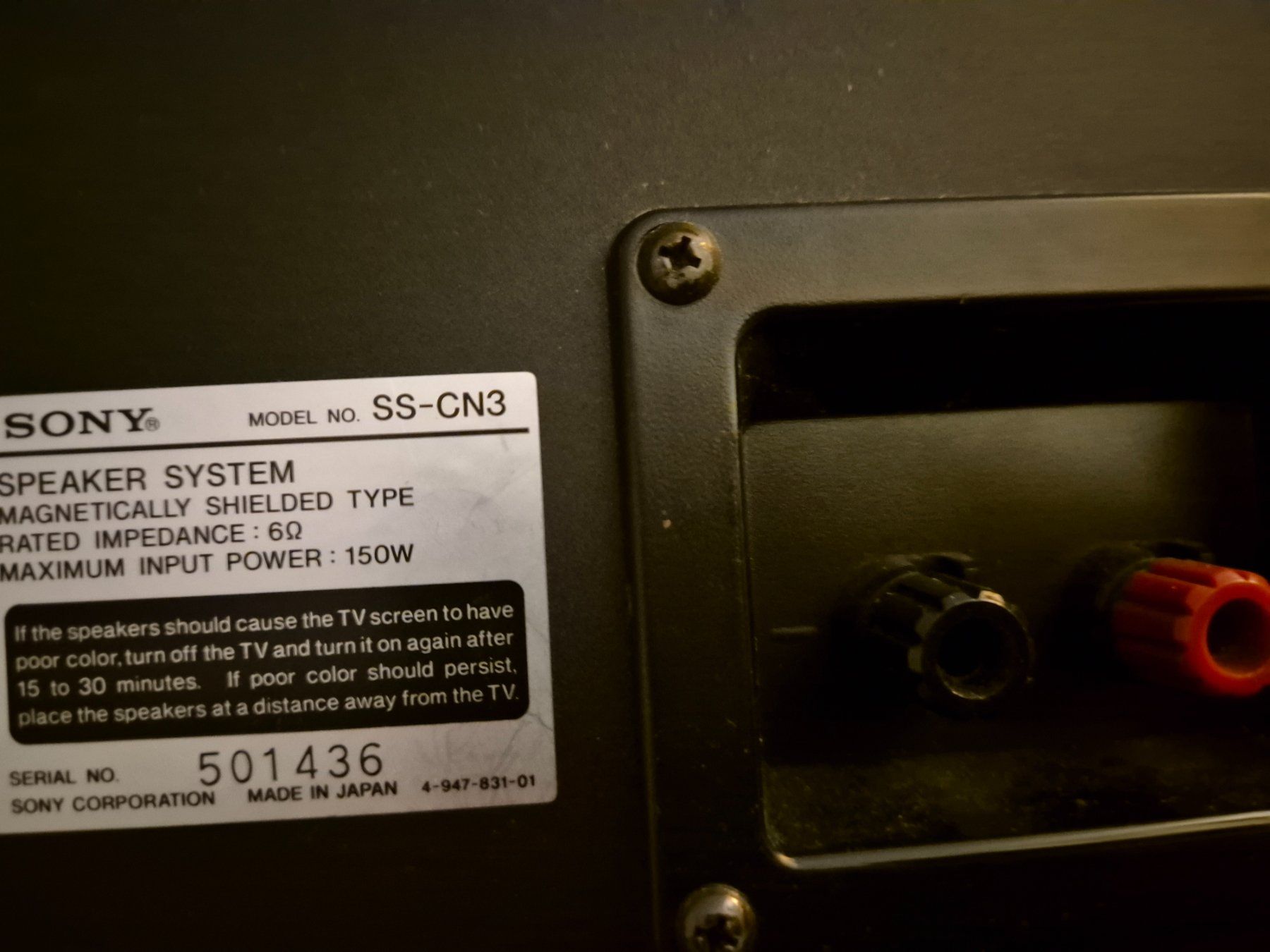 Sony Home Cinema: SONY SS - CN3 CENTER BOX – Nuovo (secondo la descrizione) da Zürich venduto da Sunstar7 3