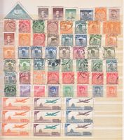 CHINE 64 timbres anciens obl., *