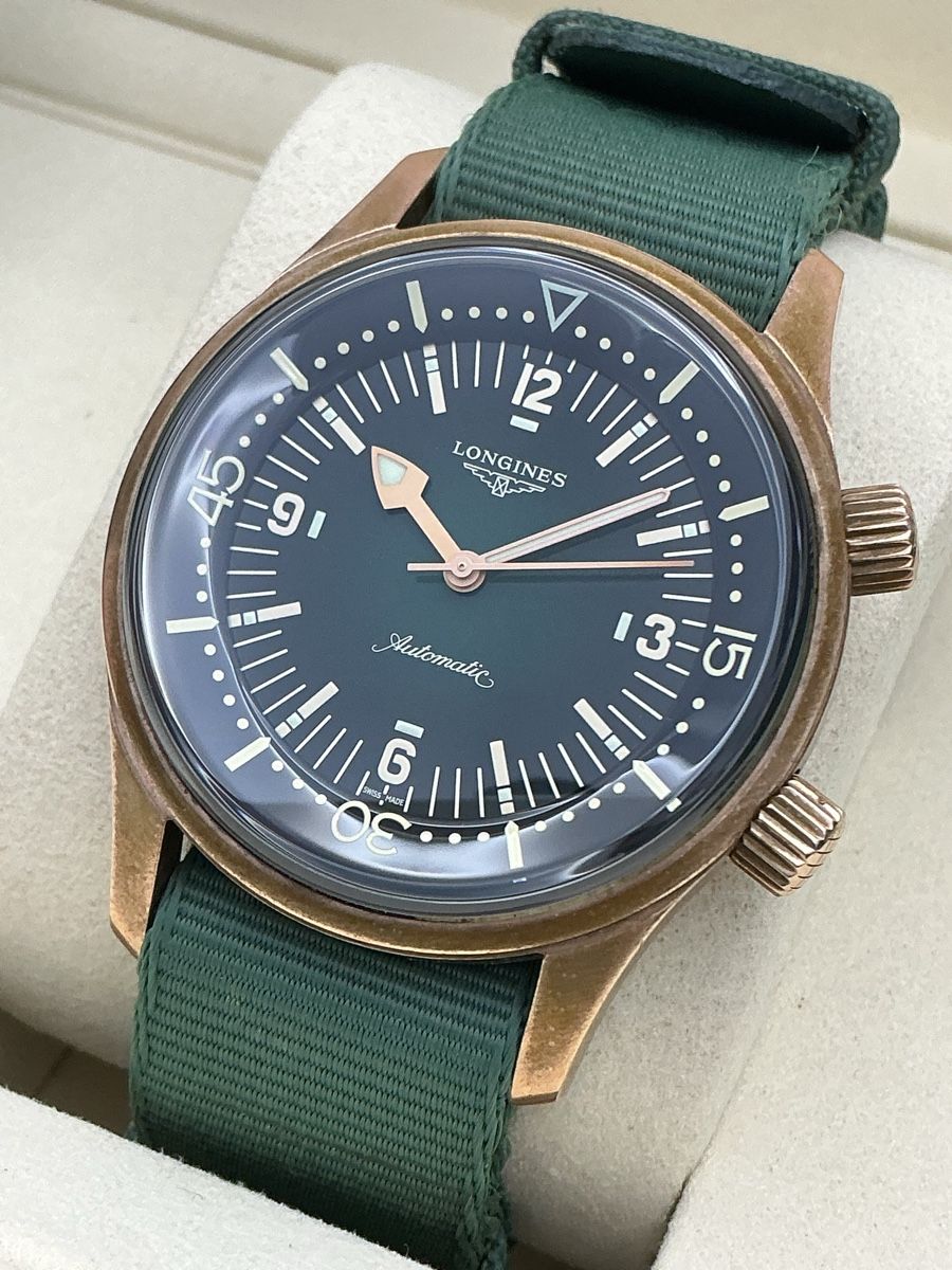 Longines Orologi: Longines Legend Diver Bronze L3.774.15.02 – Usato da Zürich venduto da watchdealer-24