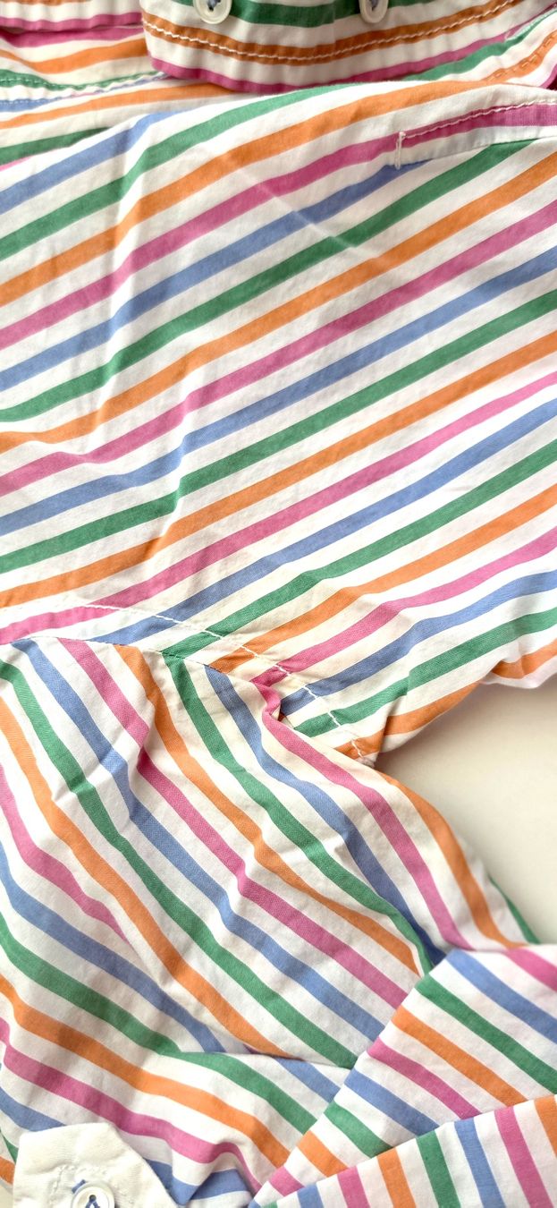Van Laack Blusen: Van Laack Bluse bunt gestreift, 3/4 Arm, Gr. 40 – Gebraucht aus Zwingen von sinarp2 2