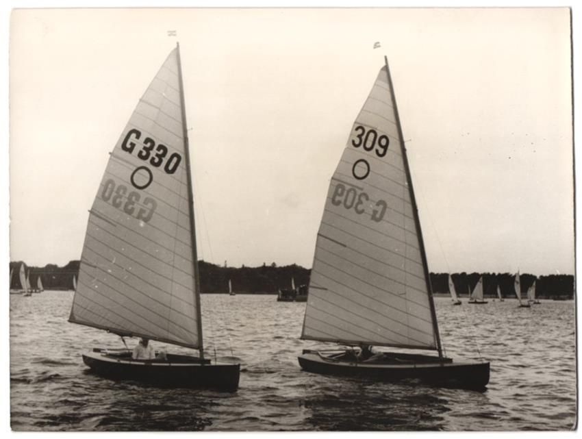 Fotografie & Manifesti: Fotografie Berlin-Tegel, Olympiajollen b – Usato da Berlin venduto da bartko-reher