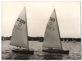 Fotografie Berlin-Tegel, Olympiajollen b