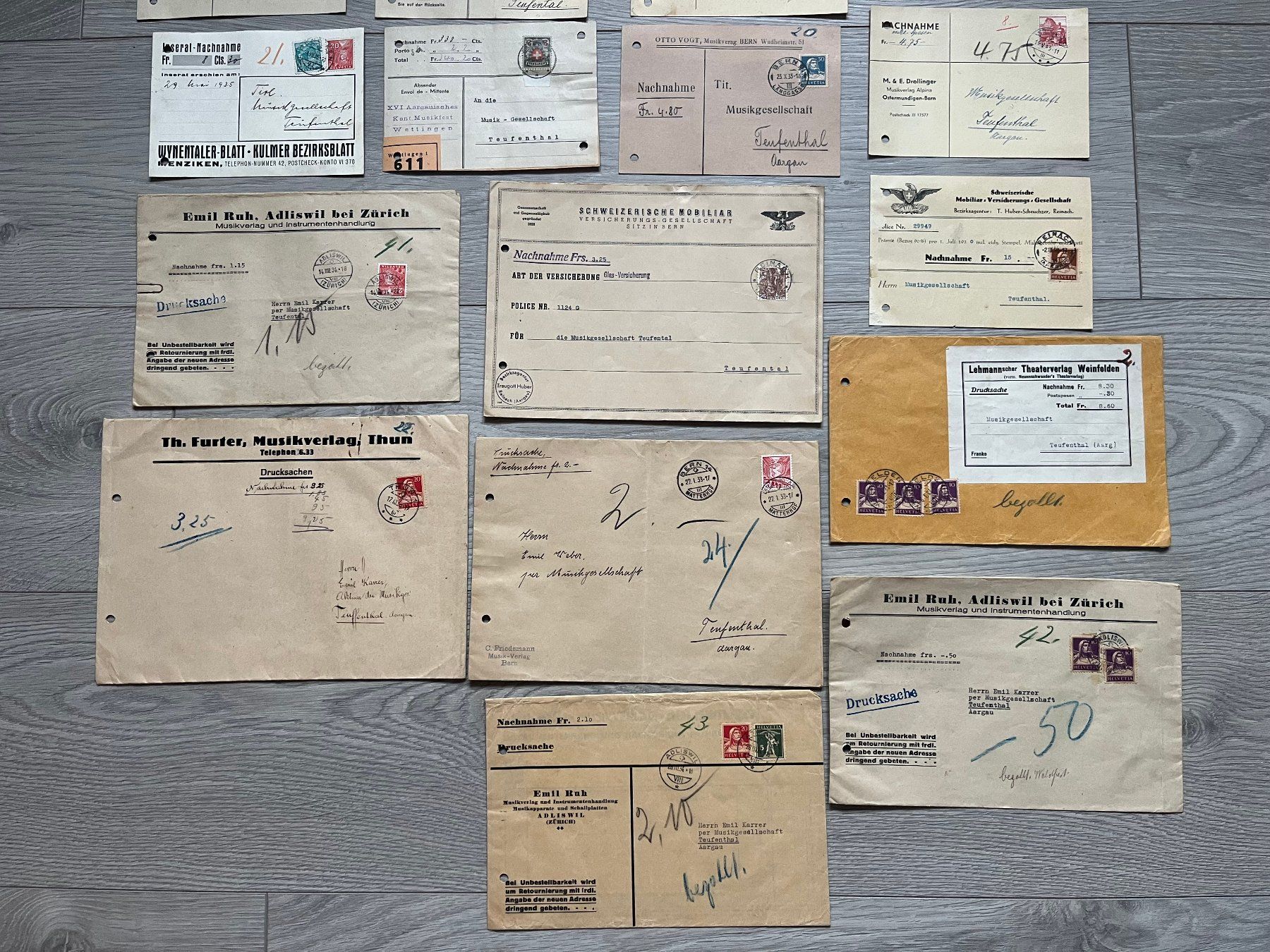 Tous les timbres: Briefumschläge Postkarten Briefmarken B – D'occasion à Unterkulm par esco 2