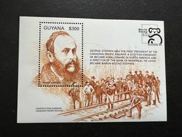 Guyana 1999 Eisenbahnwesen Block ** Luxus (D276)