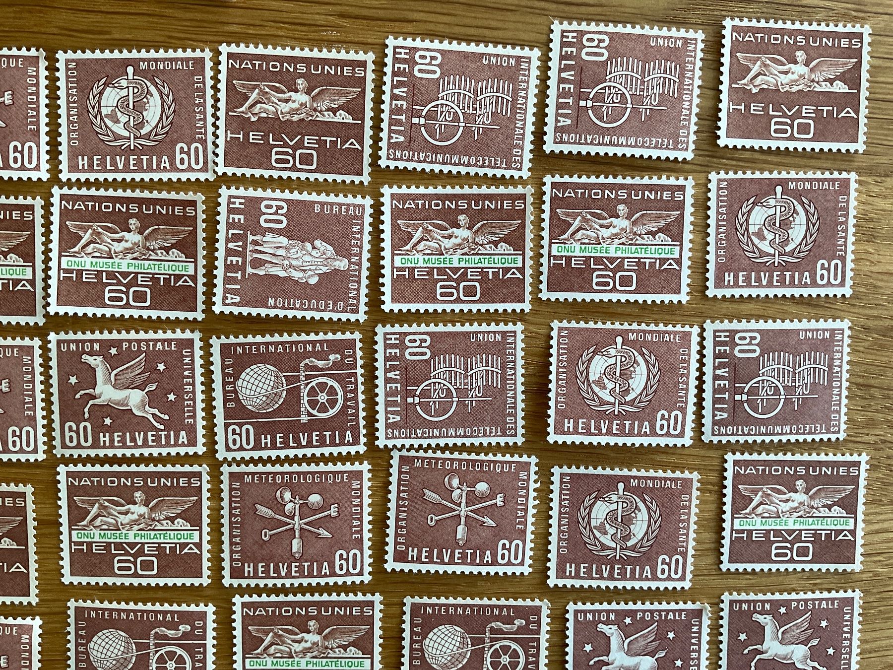 Tutti i francobolli: 60Fr Ämter Frankaturware ungestempelt postfrisch Sammlung – Nuovo (secondo la descrizione) da Wil SG venduto da Chefsugus 2