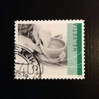 Schweiz Briefmarke Handwerk Schweiz - Töpfern, 2011